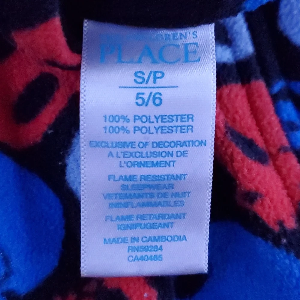 The Children's Place Hooded Pajamas Size S 5/6